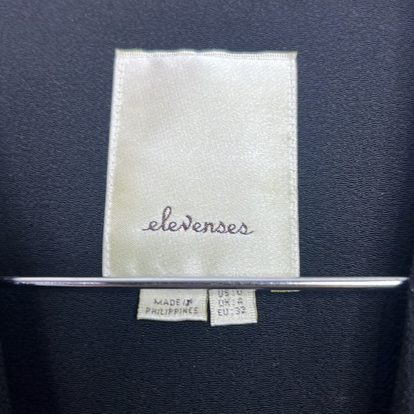 Elevenses Chanteuse Jumpsuit Black Anthropologie sz 0 - Picture 6 of 7